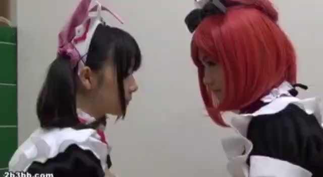 两个女仆cos女同 互相舔穴口交 #女同 #cos  #百合